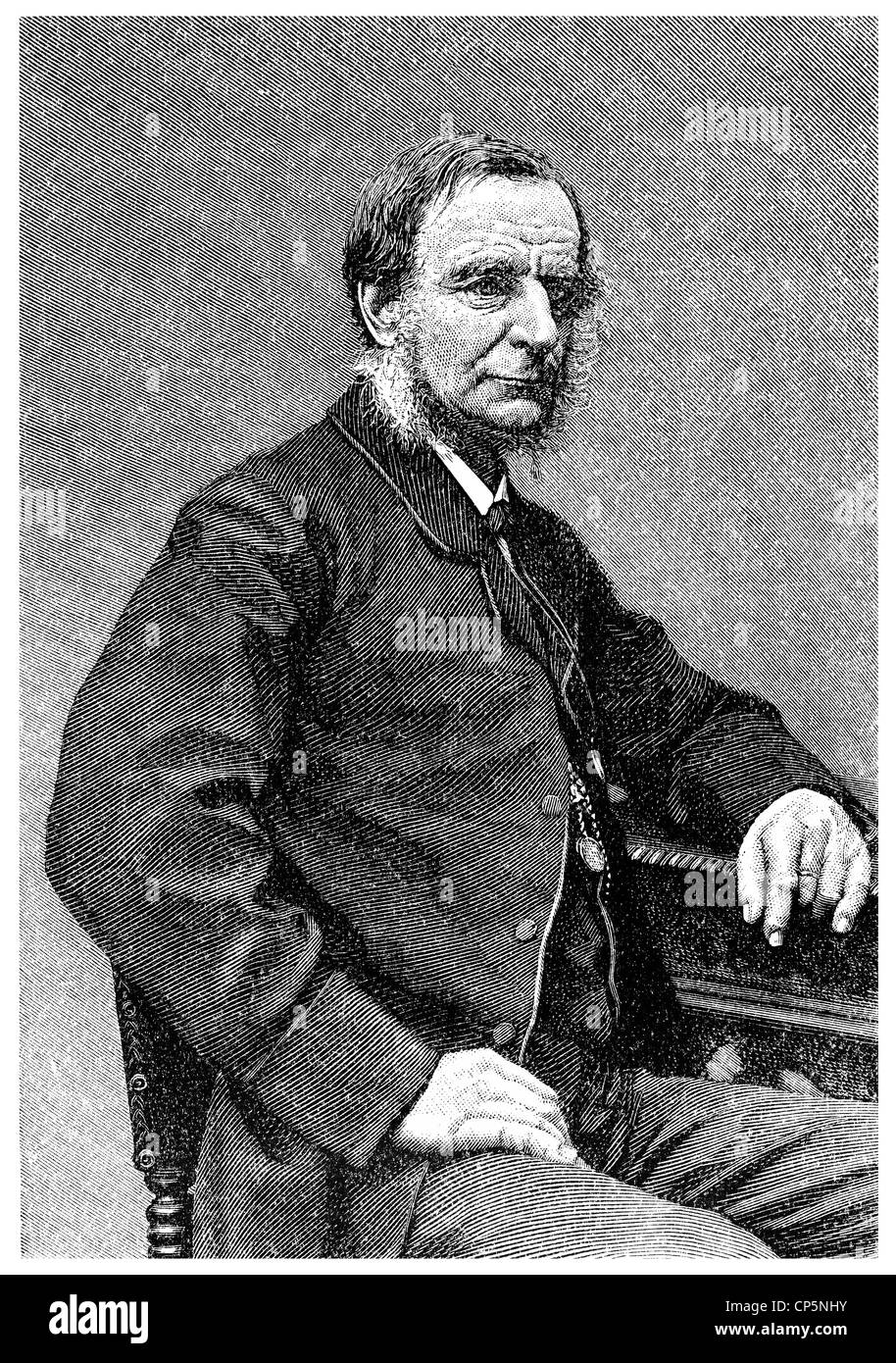 Charles Kingsley, 1819 - 1875, un inglese un teologo e scrittore, Foto Stock