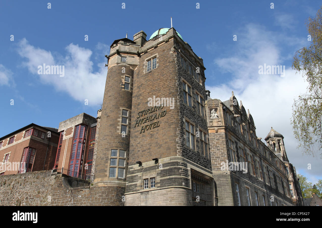 Stirling Highland Hotel Scozia Aprile 2012 Foto Stock