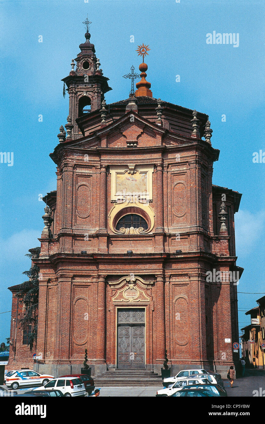 Piemonte FOSSANO Chiesa della Santa Trinità Foto Stock