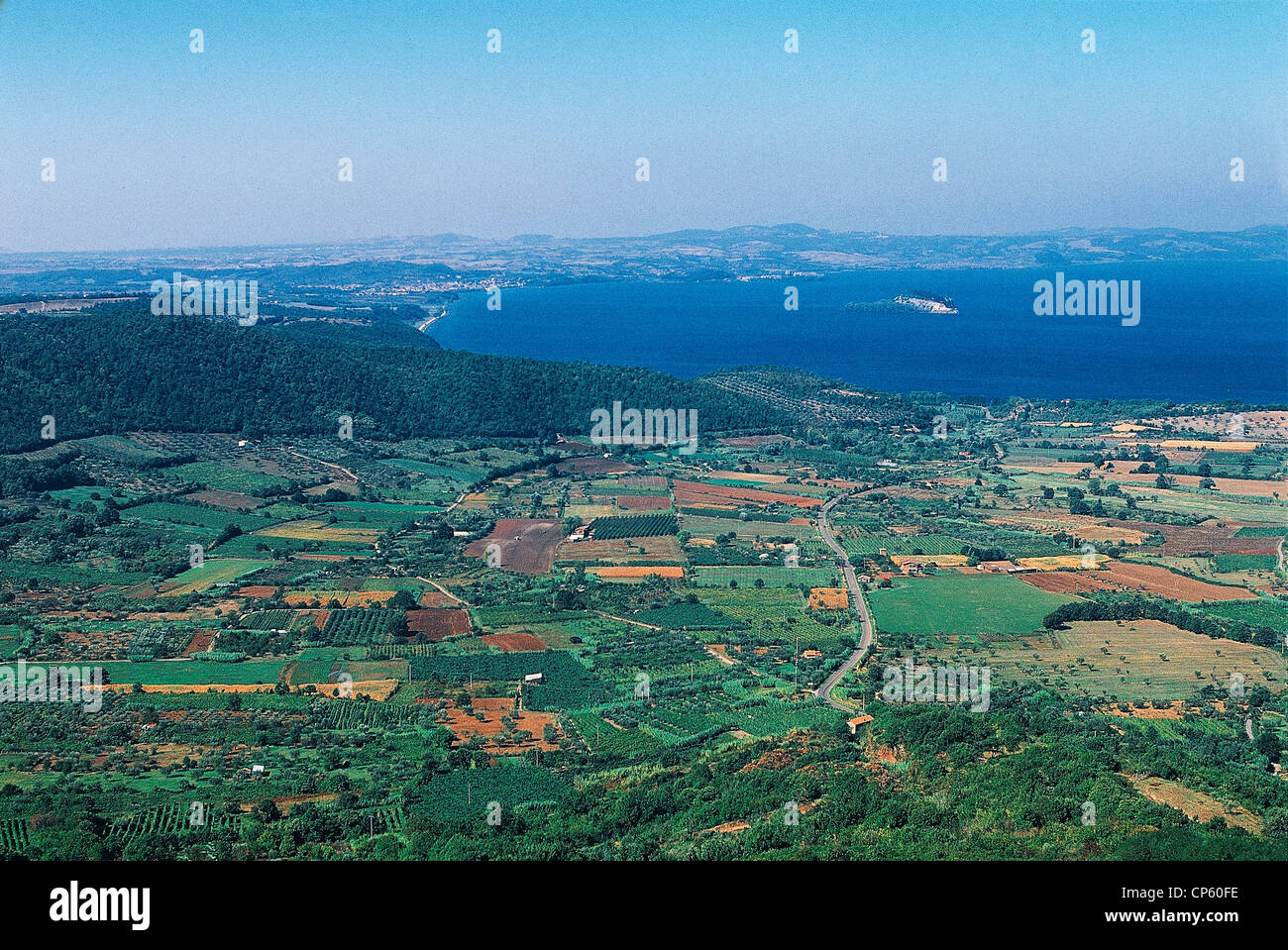 Lazio - Montefiascone (Vt), il lago di Bolsena Foto Stock