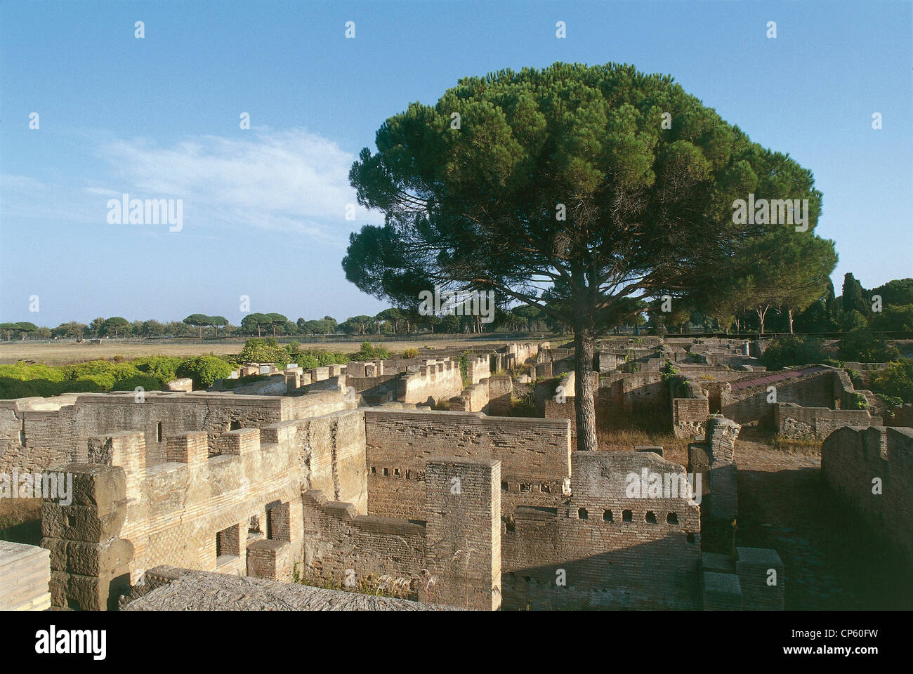 Lazio - Ostia Antica (Roma). Gli scavi. Foto Stock