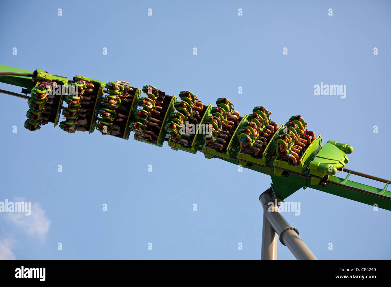 Incredible Hulk coaster all'Universal's Islands of Adventure Foto Stock