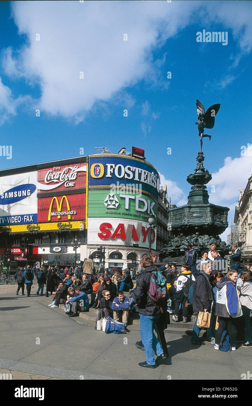 Regno Unito Inghilterra Londra Piccadilly Circus Foto Stock