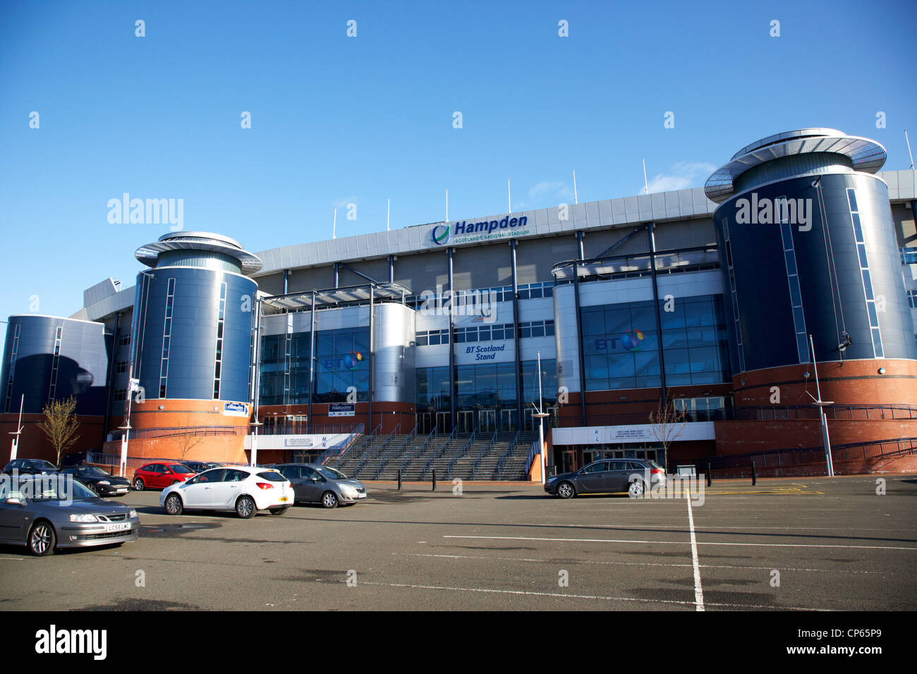 Hampden Park Scottish National Stadium Glasgow Scotland Regno Unito Foto Stock
