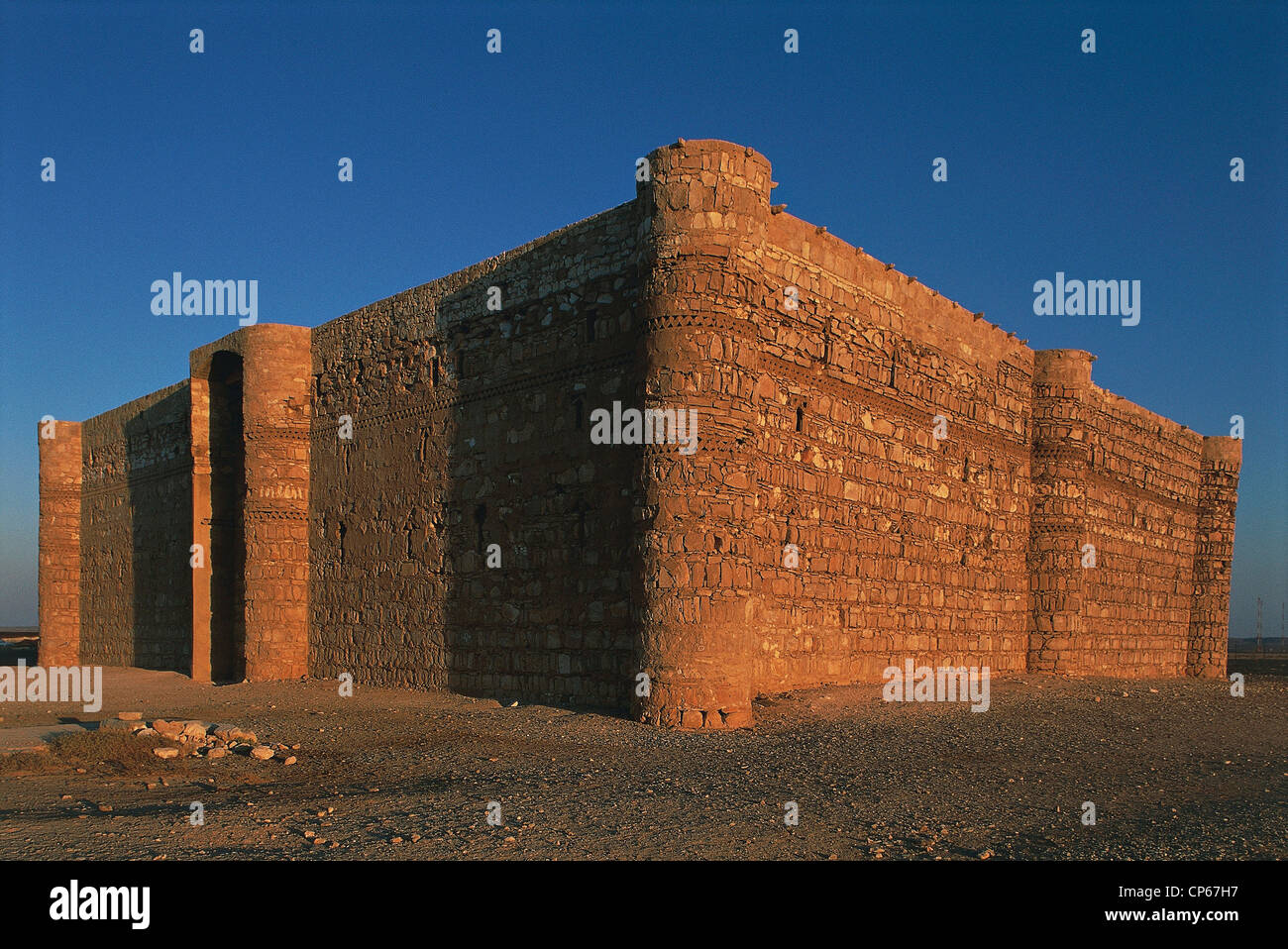 Giordania - Qasr al-Kharana Foto Stock