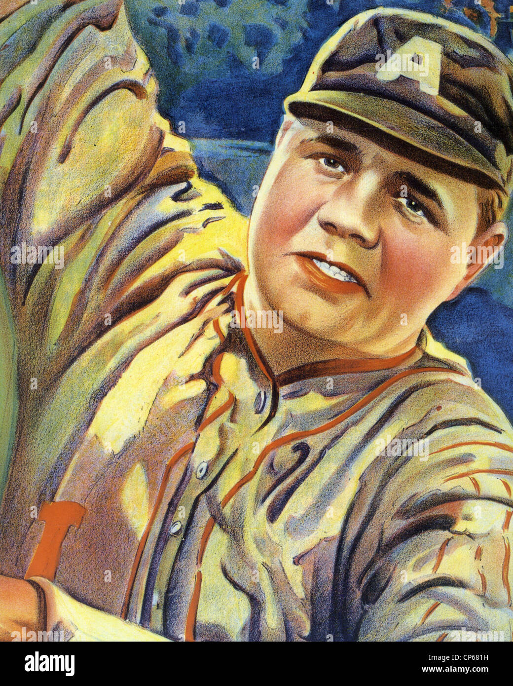GEORGE HERMAN "" Babe Ruth (1895-1948) Noi giocatore di baseball come mostrato su un film poster Foto Stock