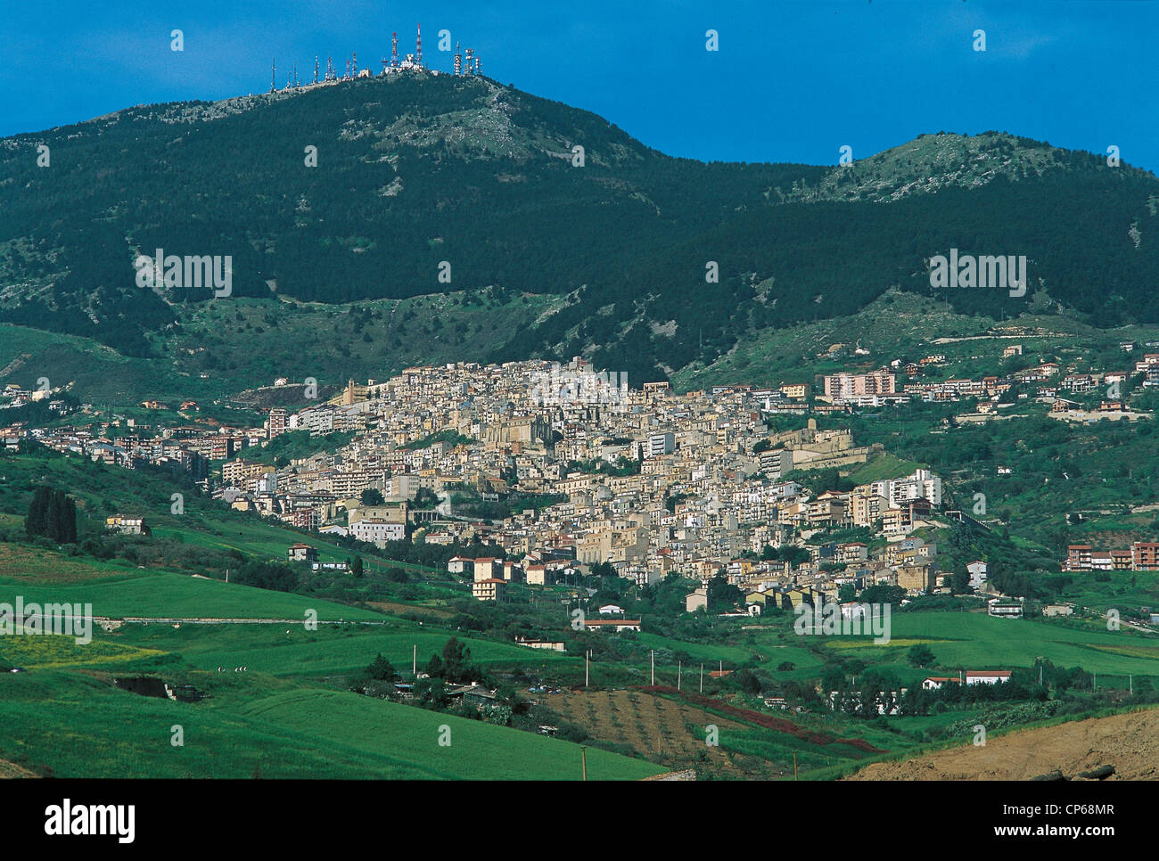 Sicilia - Riserva Naturale Monte Cammarata (AG), e Monte Cammarata stesso  nome in background Foto stock - Alamy