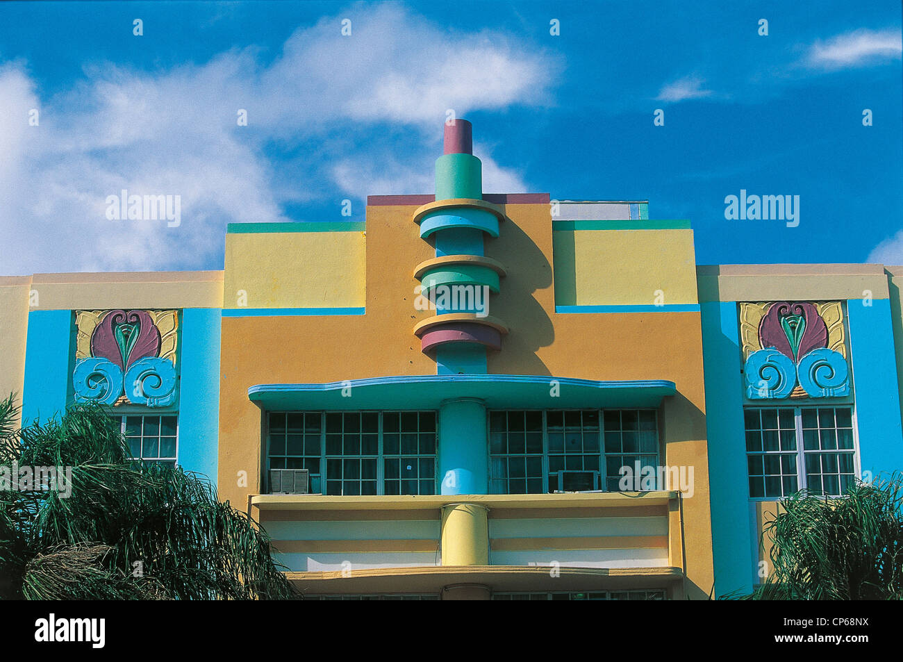 Stati Uniti d'America Florida Miami Beach Art Deco District South Ocean Drive Foto Stock