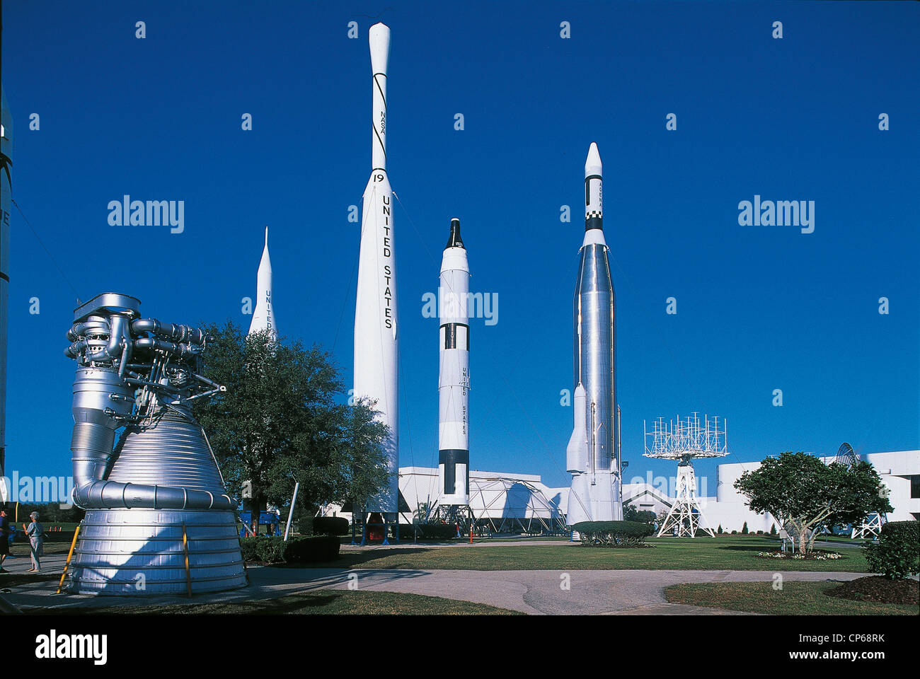 Stati Uniti d'America, in Florida. Costa est a Cape Canaveral. Il Centro Spaziale Kennedy Foto Stock