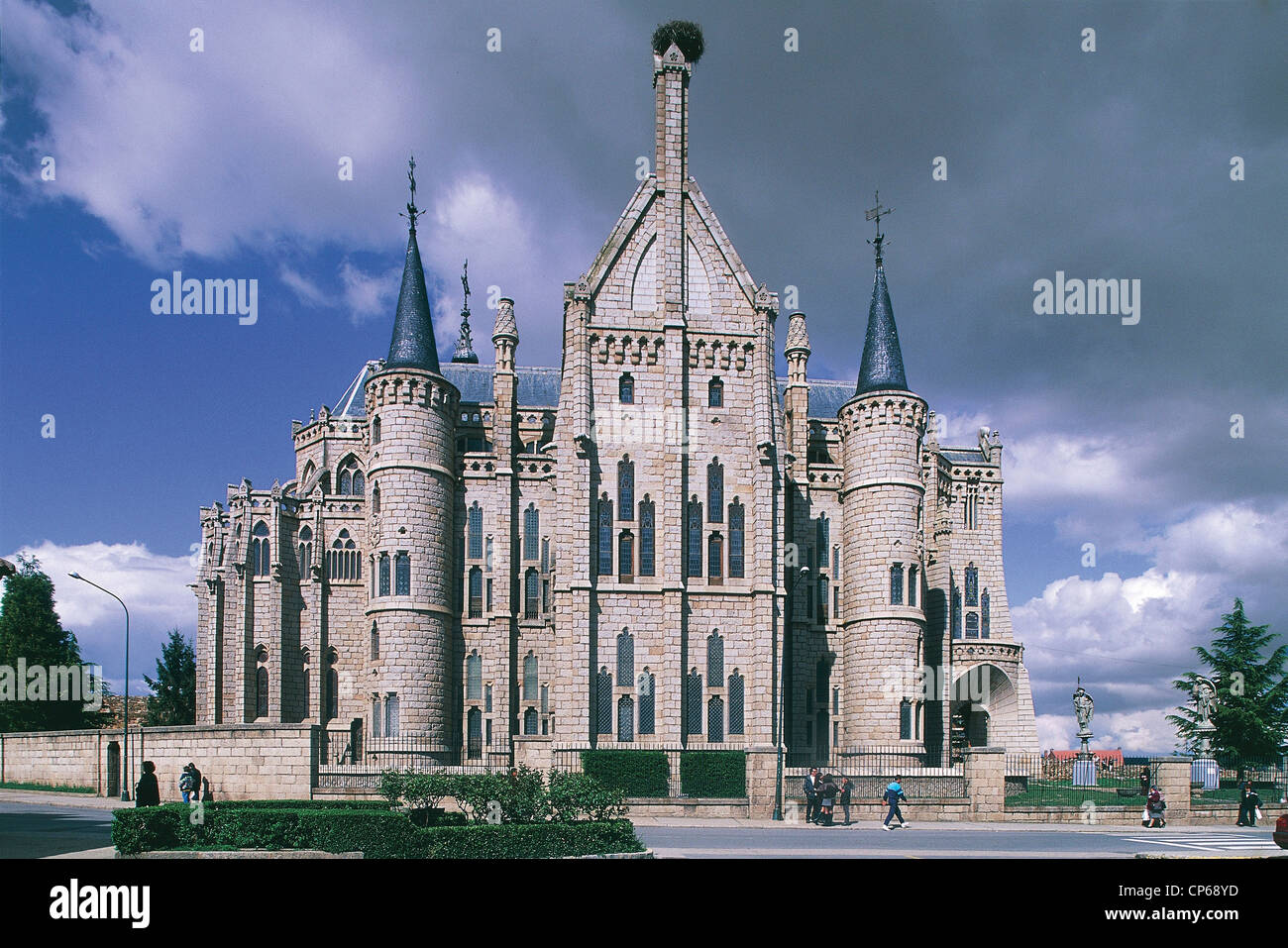 Spagna - Castiglia - Astorga. Palacio Episcopal architetto Antoni Gaudi '(1852-1926) Foto Stock