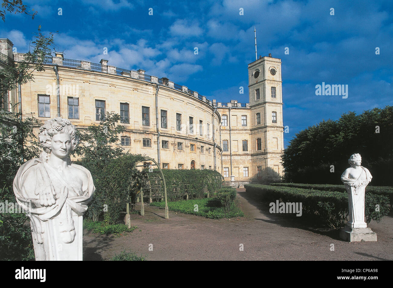 RUSSIA, San Pietroburgo. Palazzo Gatchina Foto Stock