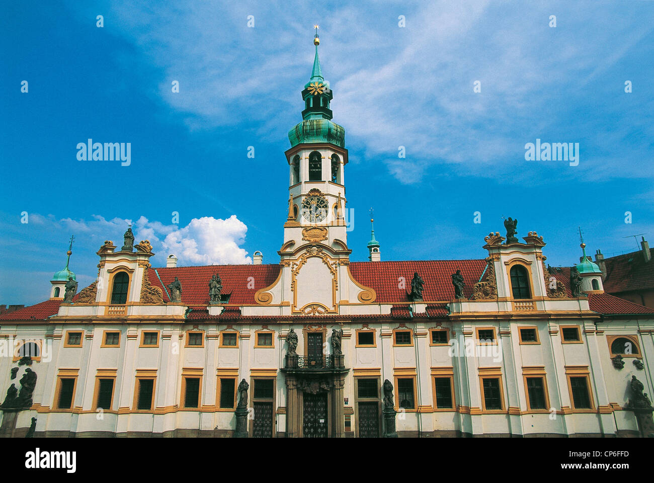 Benvenuti in Repubblica ceca - Praga. Santuario di Nostra Signora di Loreto. Foto Stock