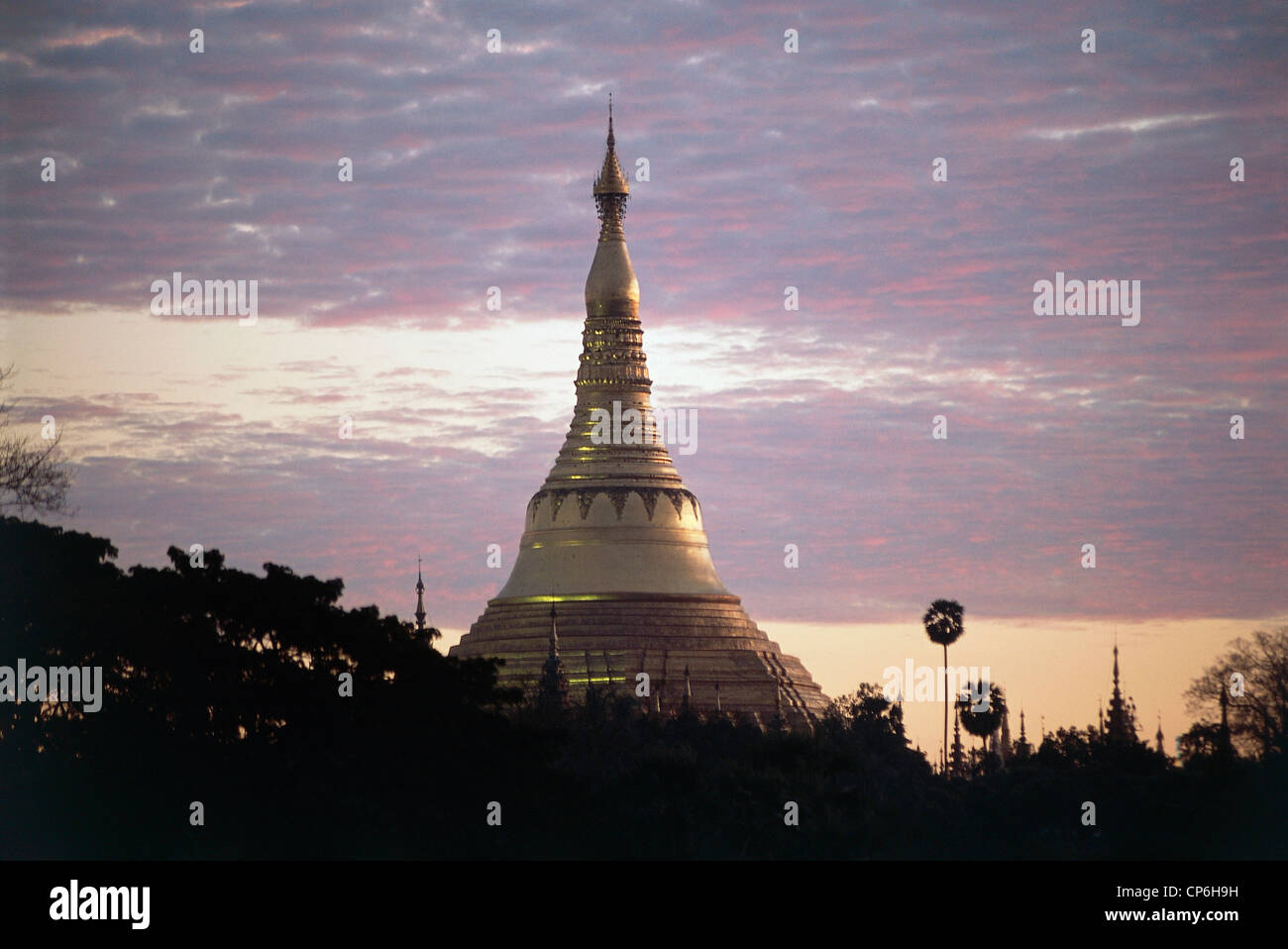 Myanmar (Birmania) - Yangon (Rangoon), Shwedagon pagoda Foto Stock