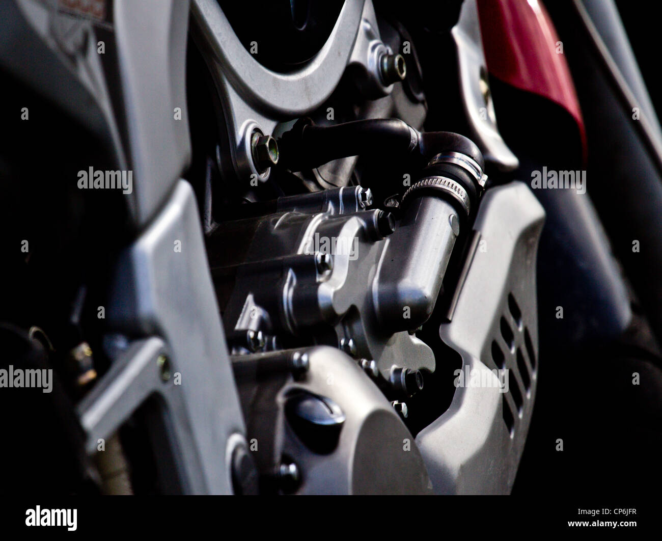 Moto closeup Foto Stock