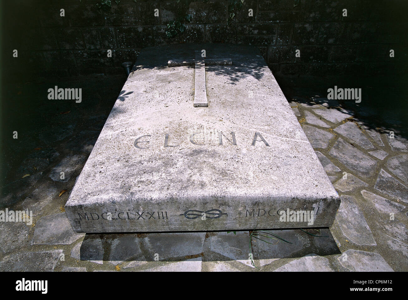 Francia Linguadoca Rossiglione Montpellier cimitero di San Lazzaro. Tomba della Regina Elena di Savoia (Jelena Petrovic Njegos, Foto Stock