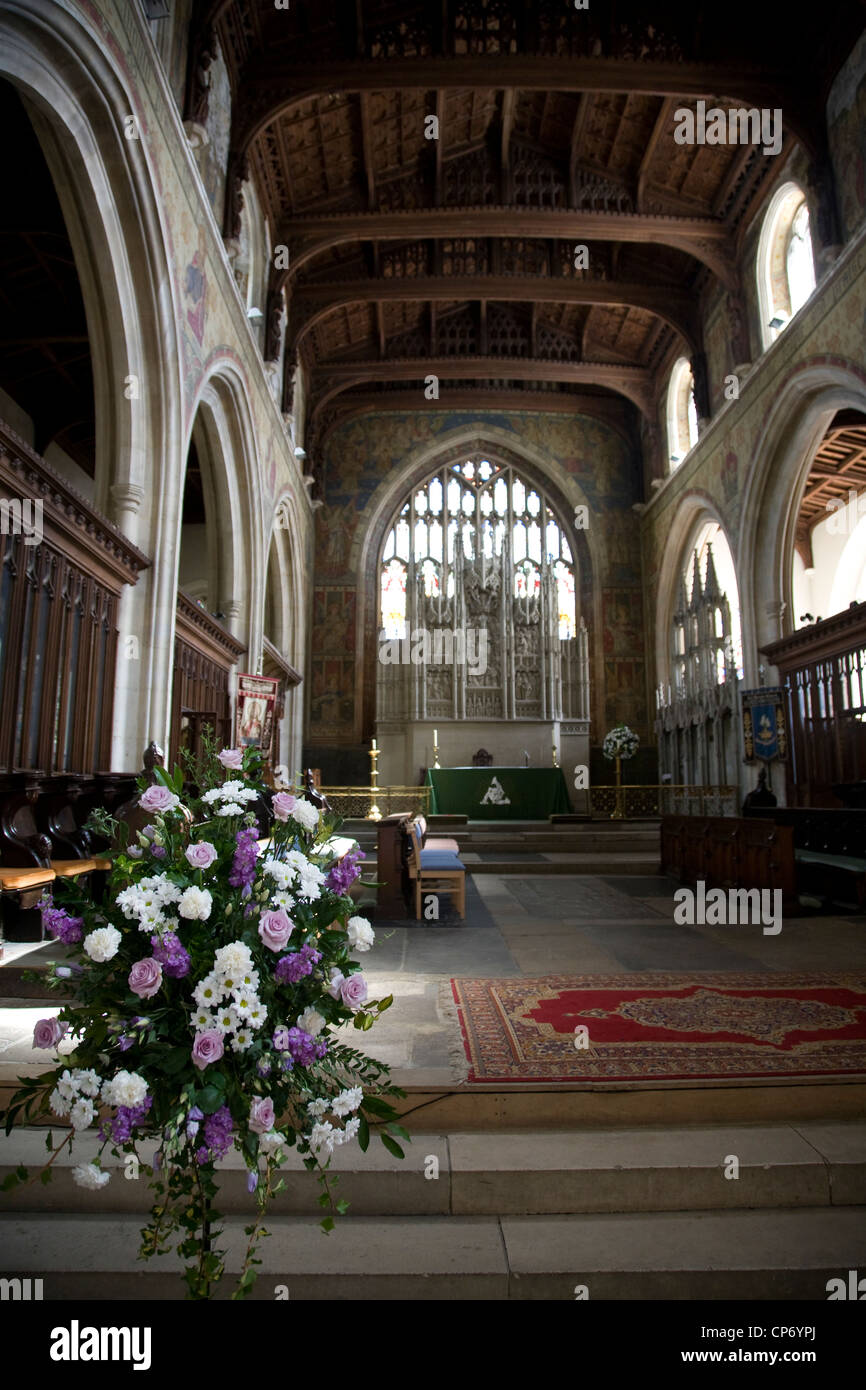 Chiesa di tutti i santi, Maidstone Kent, England, Regno Unito Foto Stock