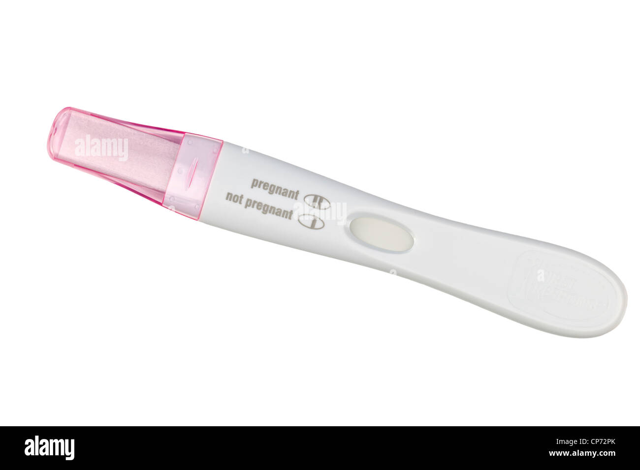 Un test di gravidanza stick Foto Stock