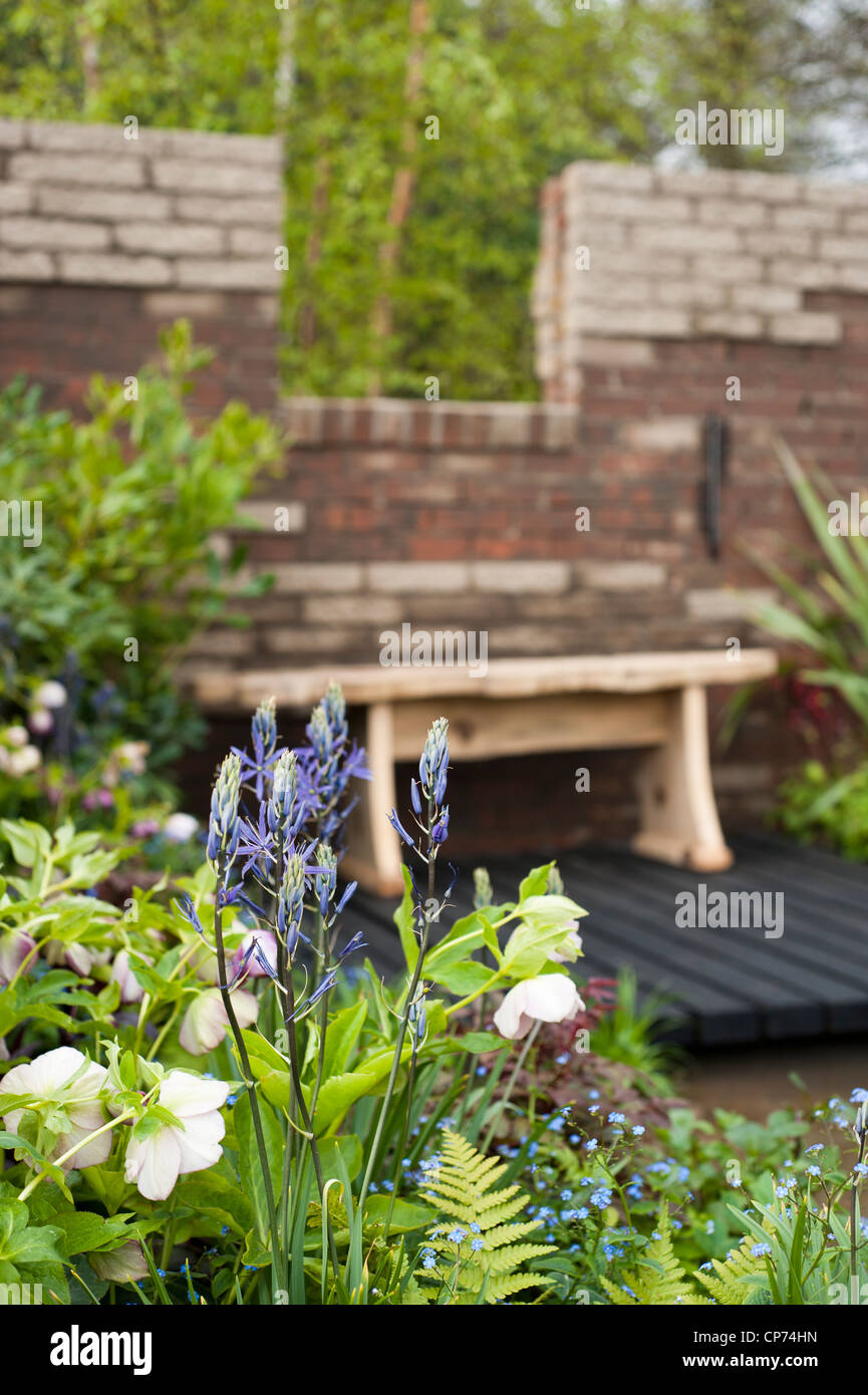 "Oasi Urbana" funzione mostra al 2012 RHS mostrano Cardiff Foto Stock