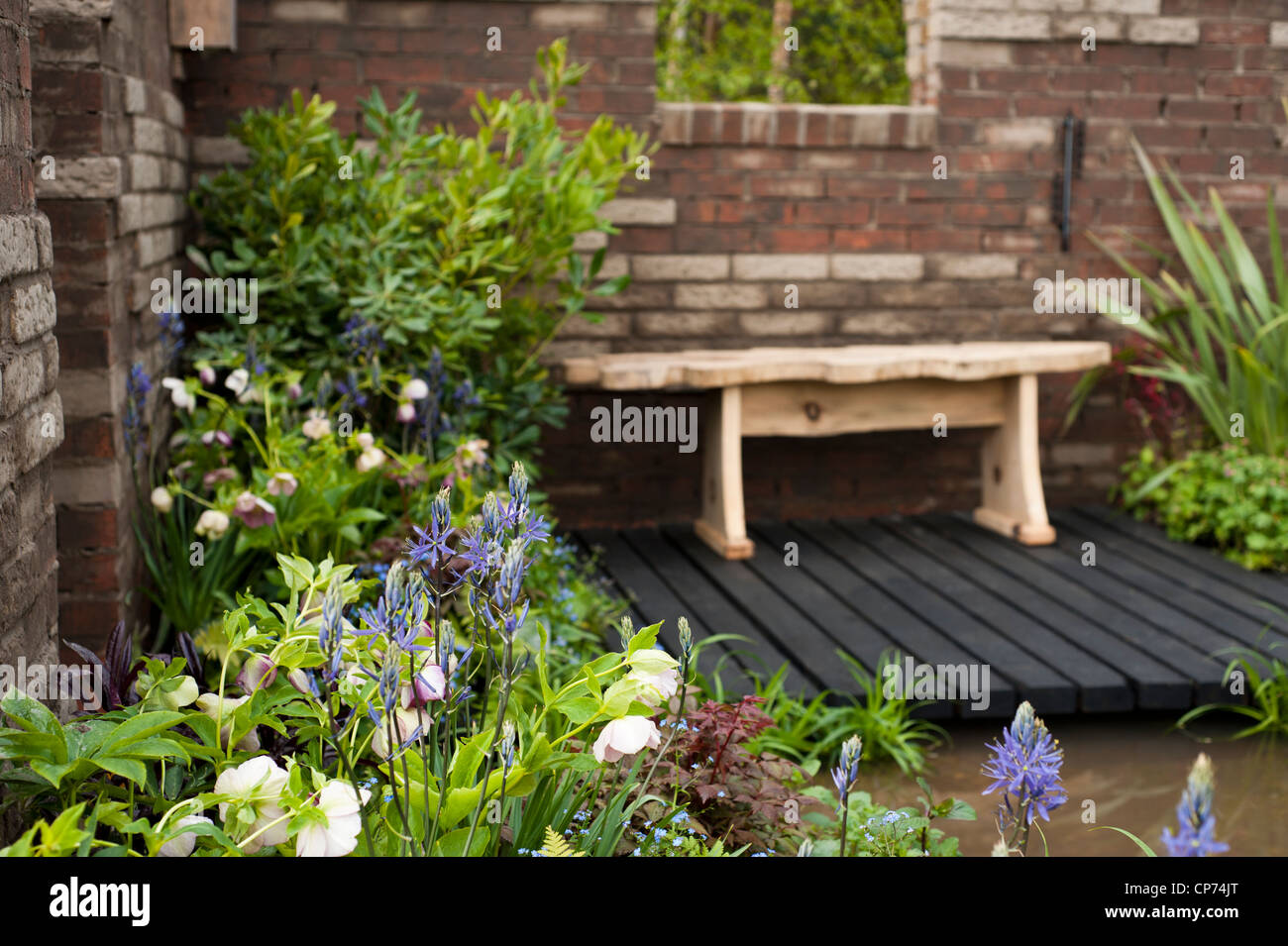 "Oasi Urbana" funzione mostra al 2012 RHS mostrano Cardiff Foto Stock