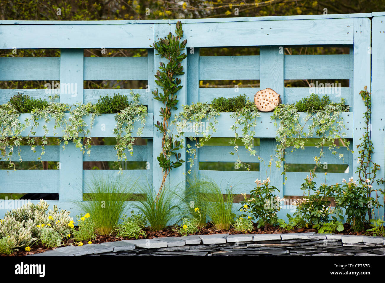 "Rigenerazione" mostra giardino alla 2012 RHS mostrano Cardiff Foto Stock