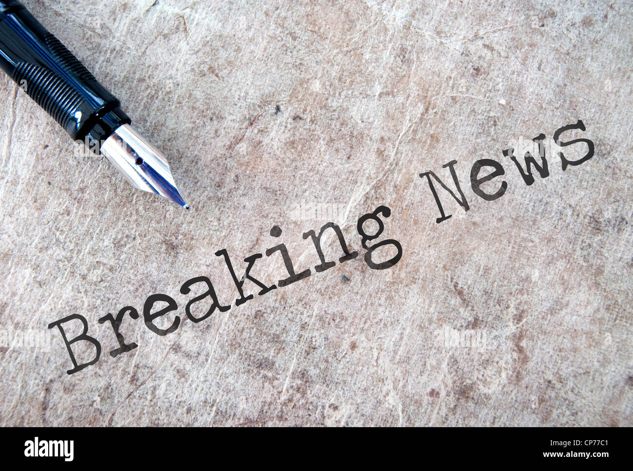 Ultime notizie Foto Stock