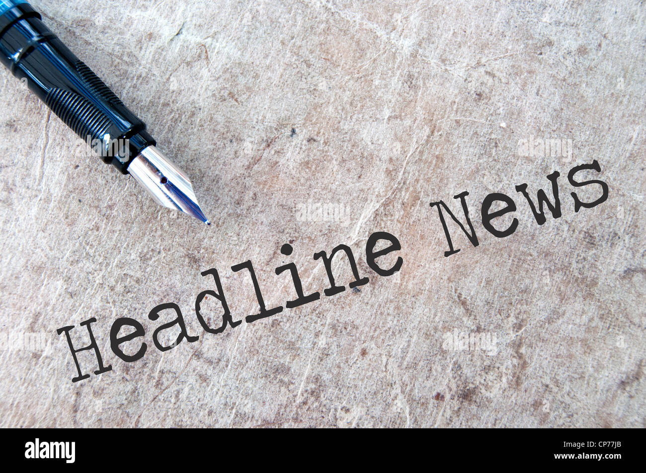 Headline News Headline news Foto Stock