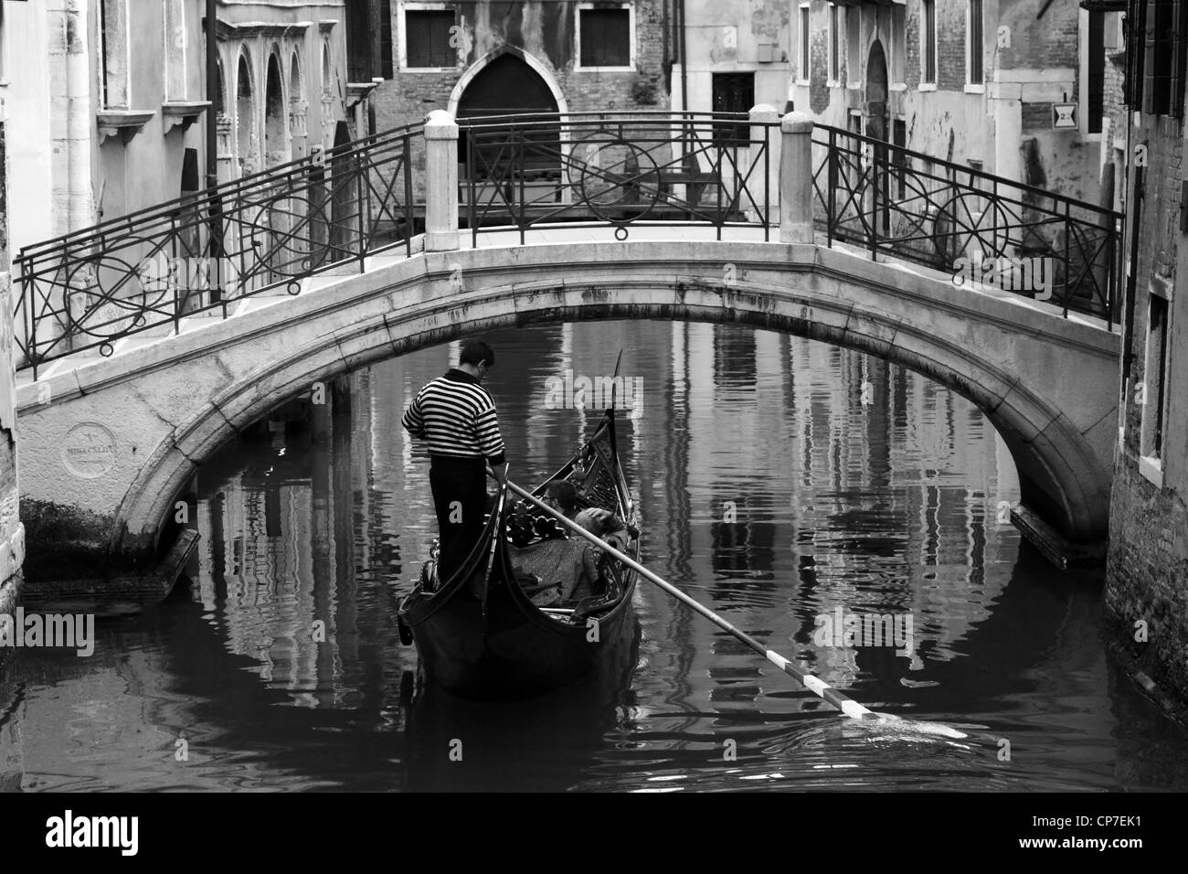 Gondoliere Foto Stock