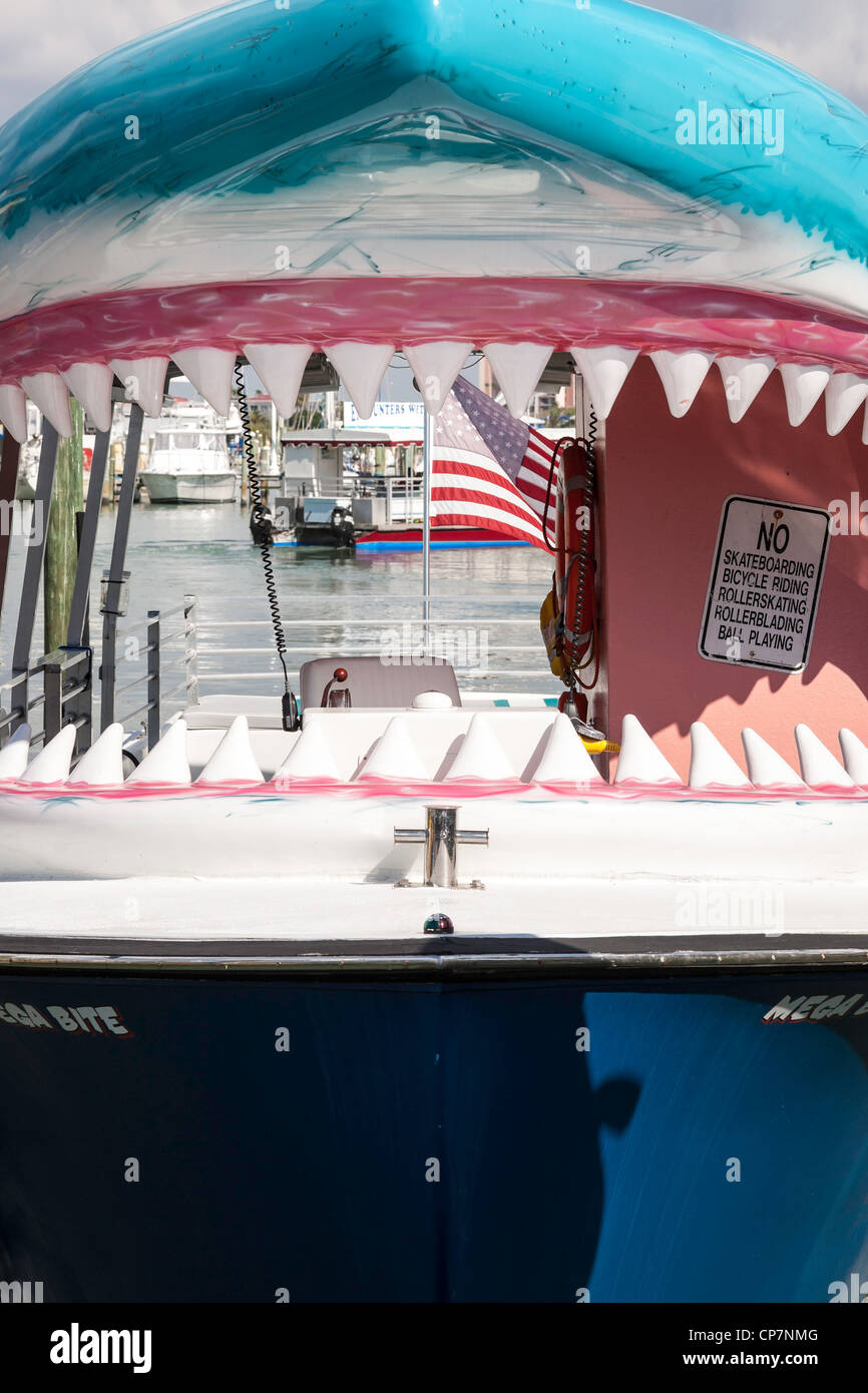 Clearwater Beach Marina, Florida Foto Stock