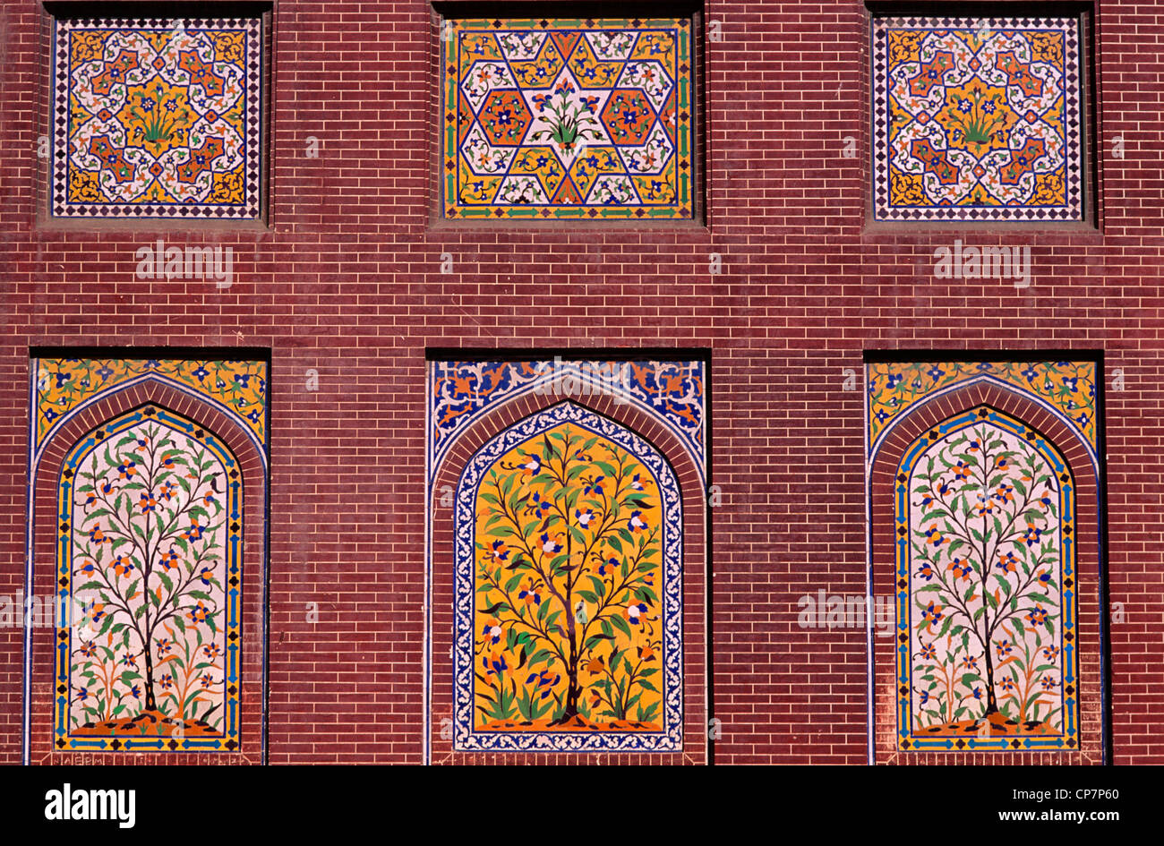 Il Pakistan Punjab, Lahore, Wazir Khan moschea, Foto Stock