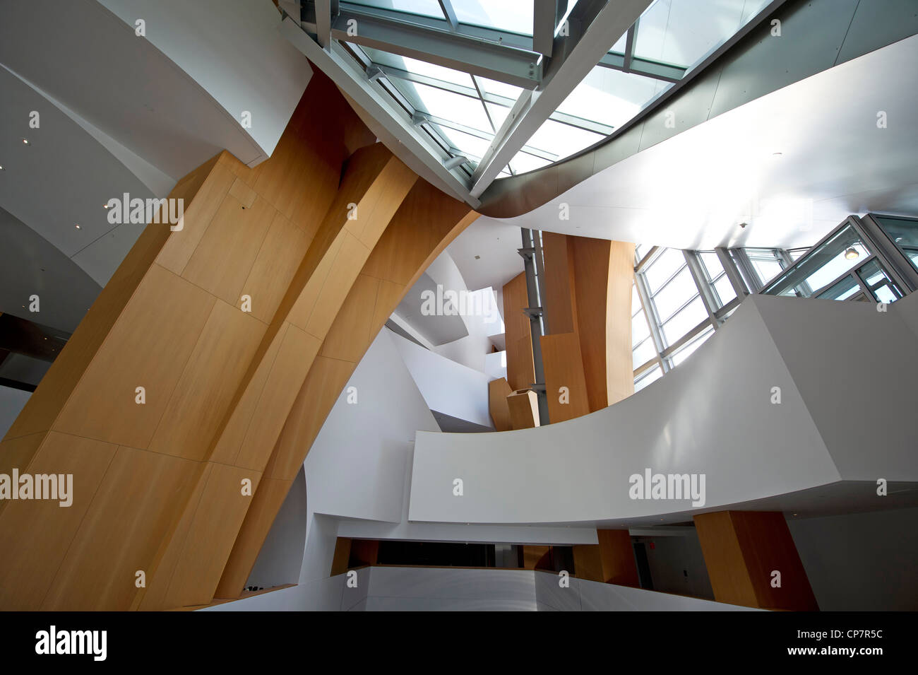 Walt Disney Concert Hall di Frank Gehry a Los Angeles Foto Stock
