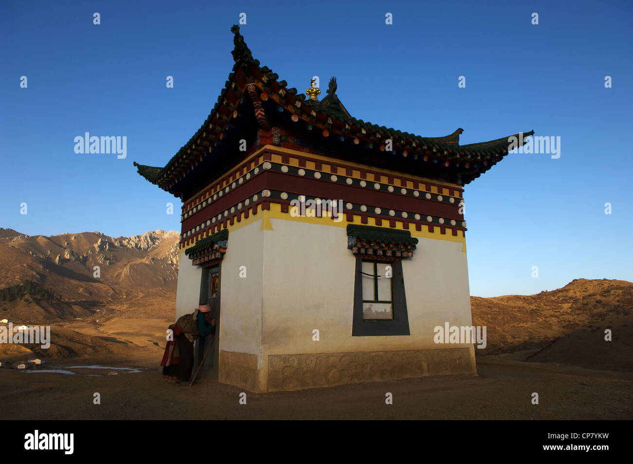 Langmusi, Gansu /provincia di Sichuan , Cina Foto Stock