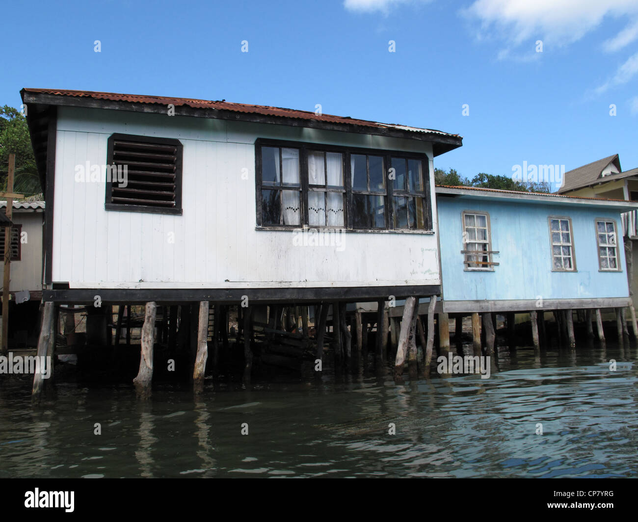 Jonesville, Roatan, Honduras. Foto Stock