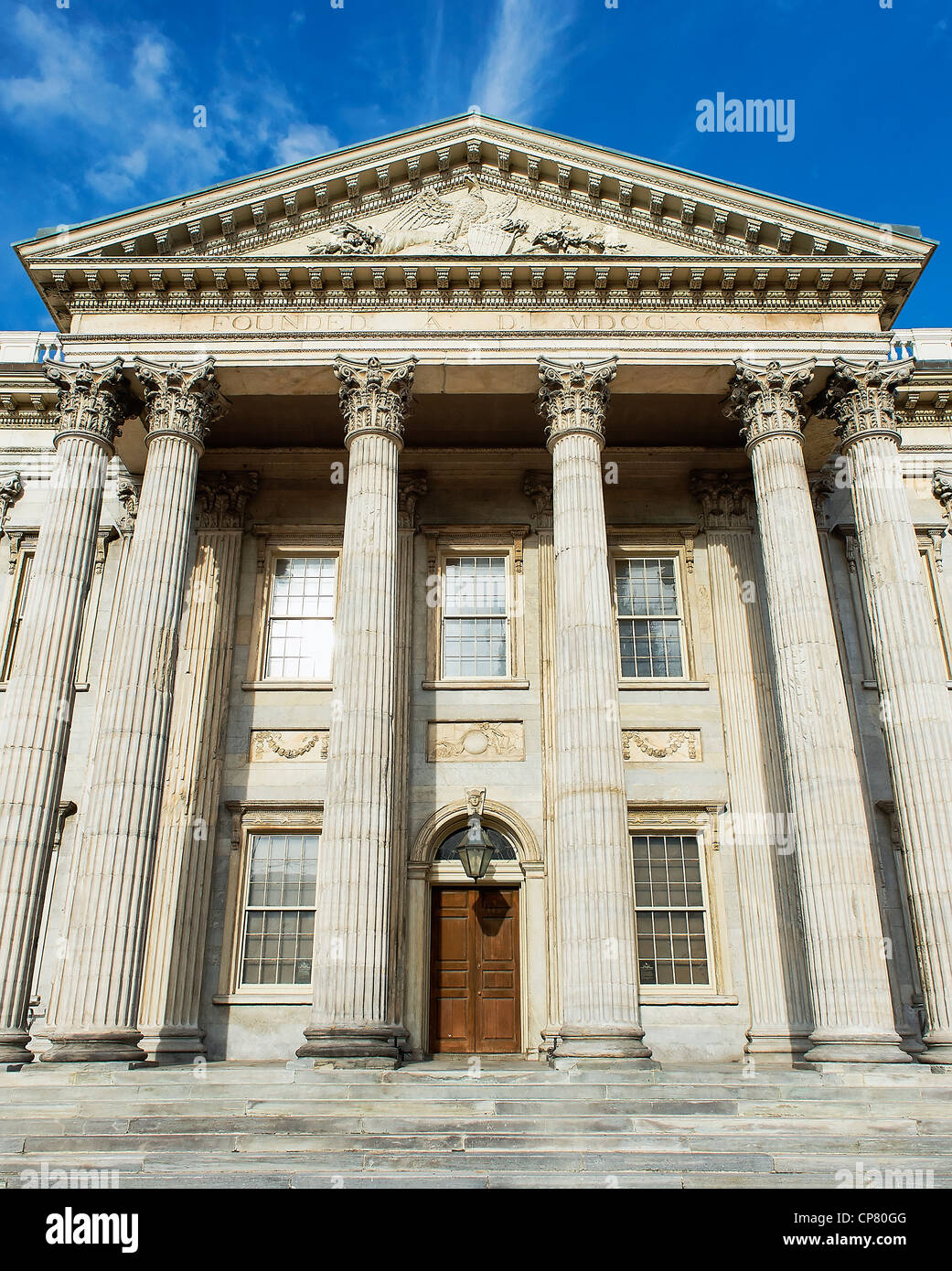 Prima Banca degli Stati Uniti, Philadelphia, Pennsylvania, STATI UNITI D'AMERICA Foto Stock