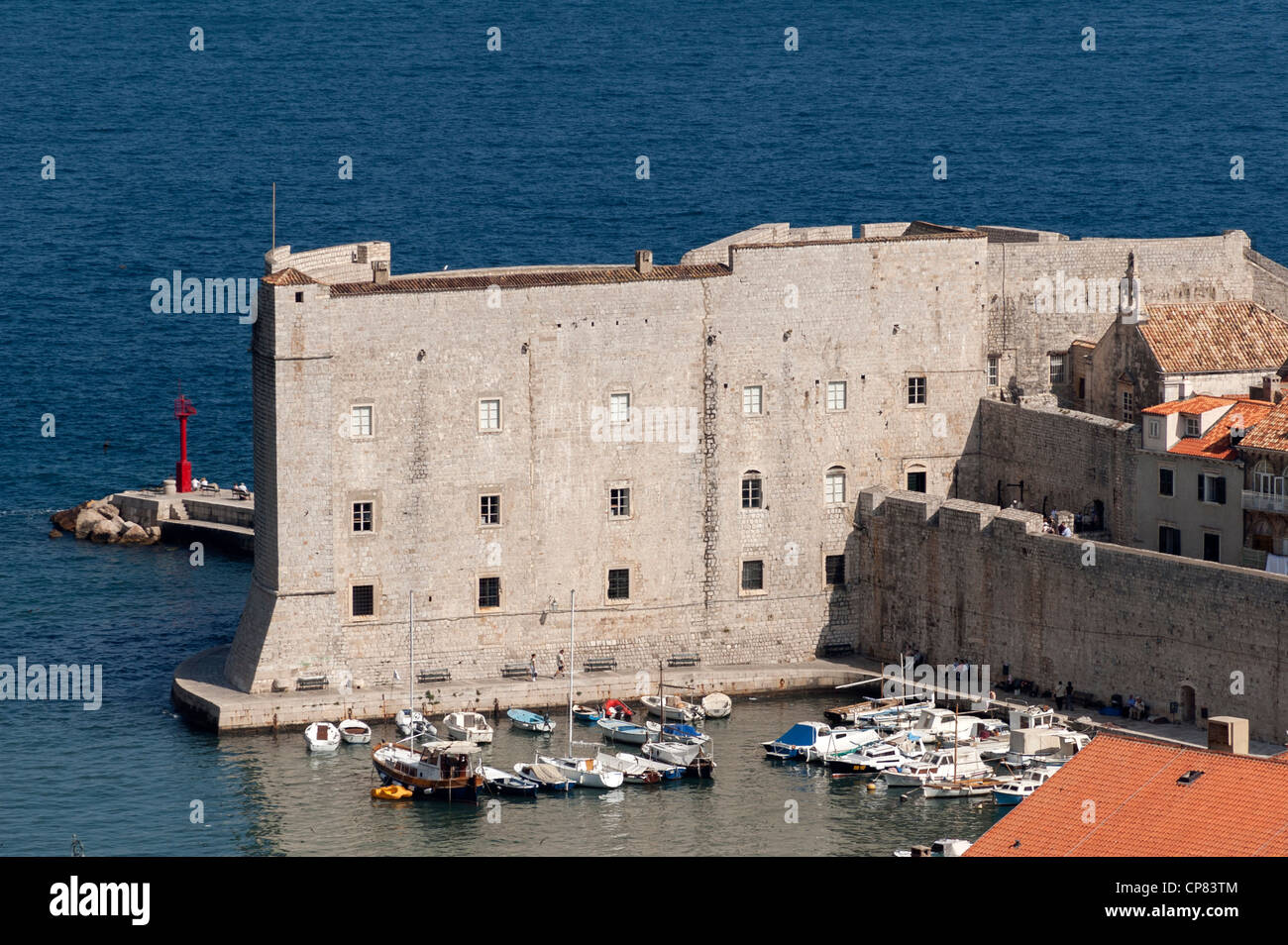 Dubrovnik - San Giovanni della fortezza e del porto, Croazia, Europa Foto Stock