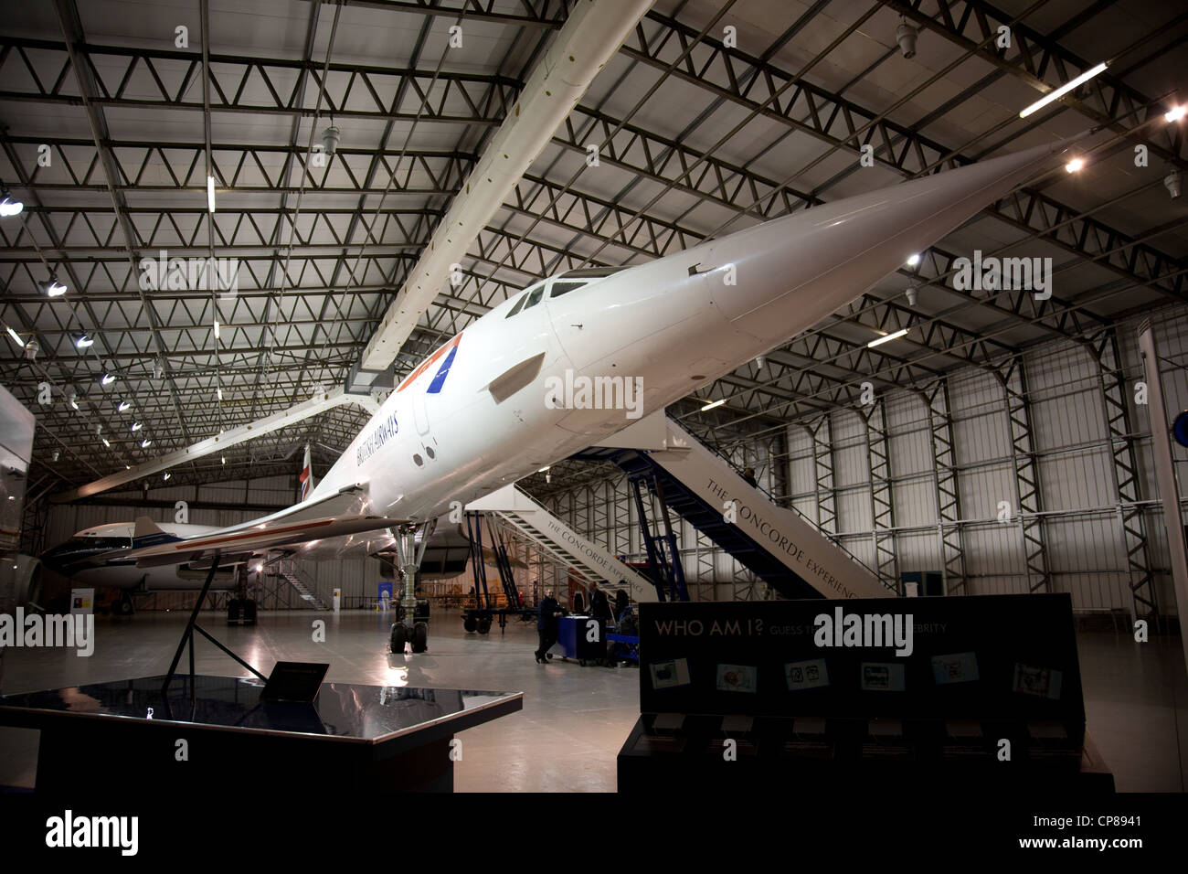 Concorde, Golf Bravo Oscar alfa alfa presso il Museo Nazionale di volo Scozia Scotland Foto Stock