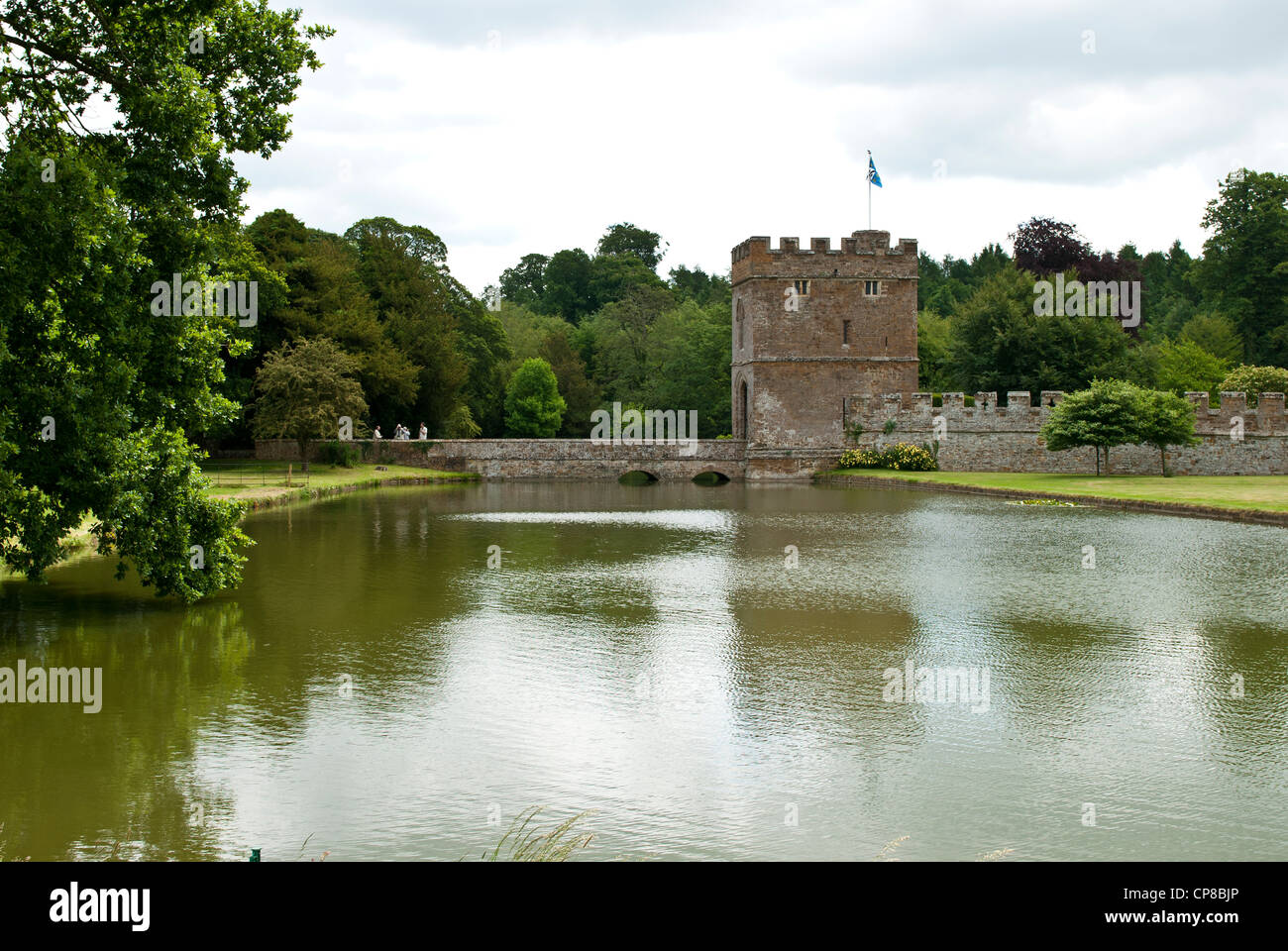 Castello di Broughton, casa di Lord e Lady Saye e Sele, Broughton, Oxfordshire Inghilterra Foto Stock