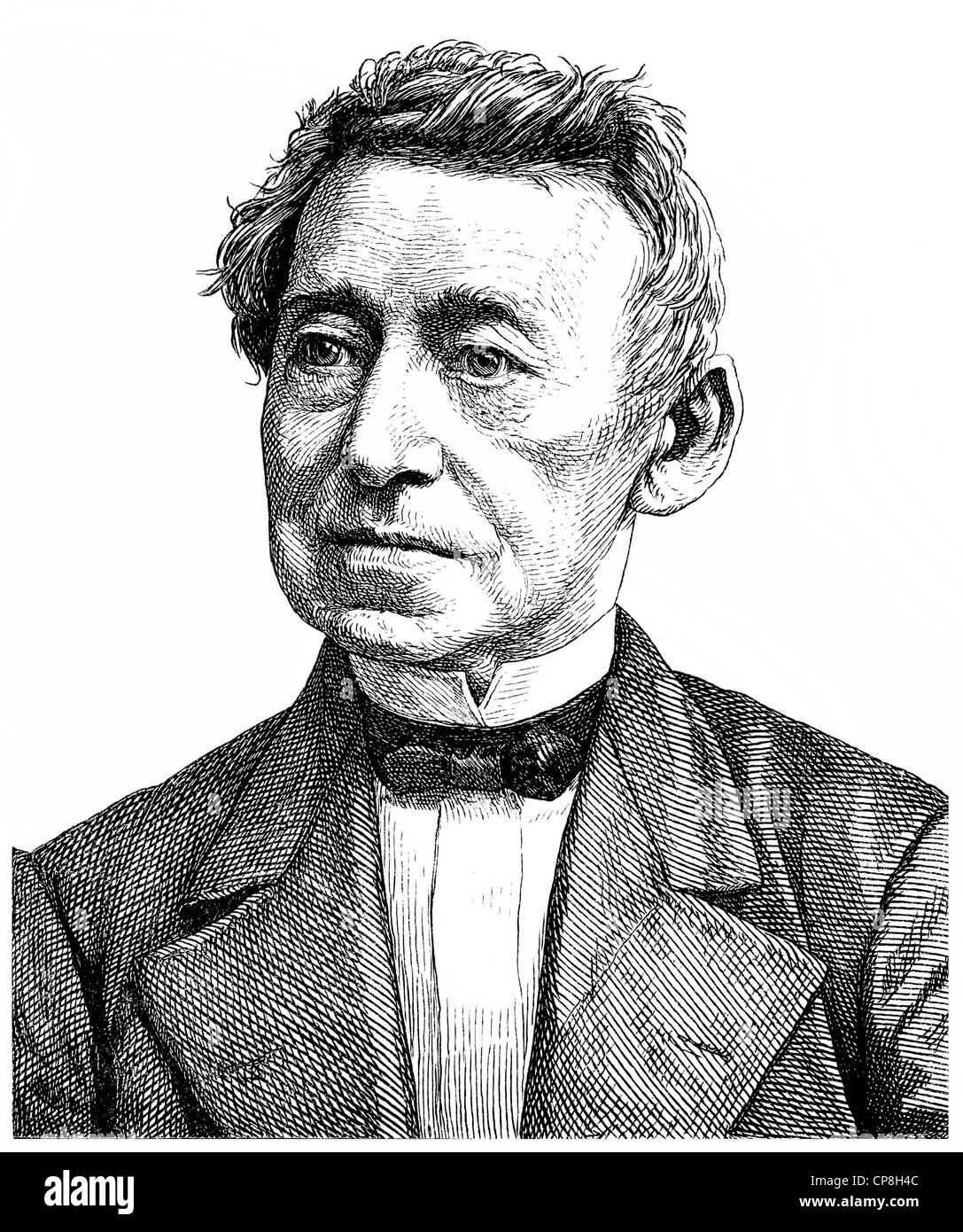 Karl Joseph Georg Sigismondo Waechter oder Carl Georg Waechter, 1797 - 1880, UN AVVOCATO TEDESCO, professore e uomo politico, Historisc Foto Stock