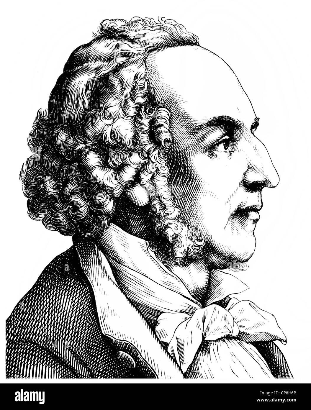 Jakob Ludwig Felix Mendelssohn Bartholdy, 1809 - 1847, un compositore tedesco, pianista e organista del romantico, Historische Zeic Foto Stock