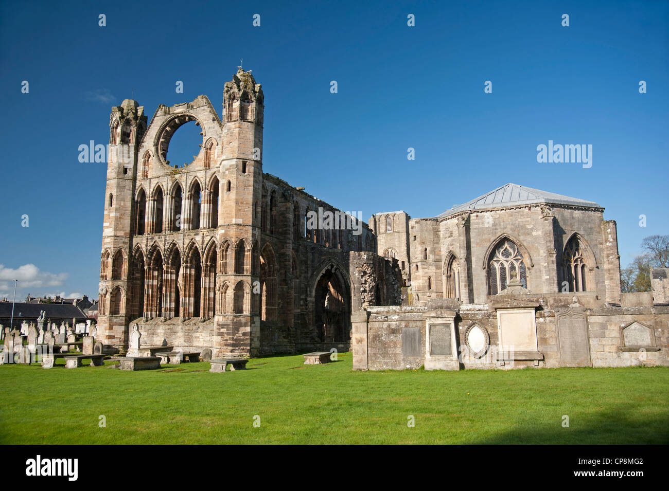 Elgin Cathedral, murene, Grampian regione. La Scozia. SCO 8212 Foto Stock