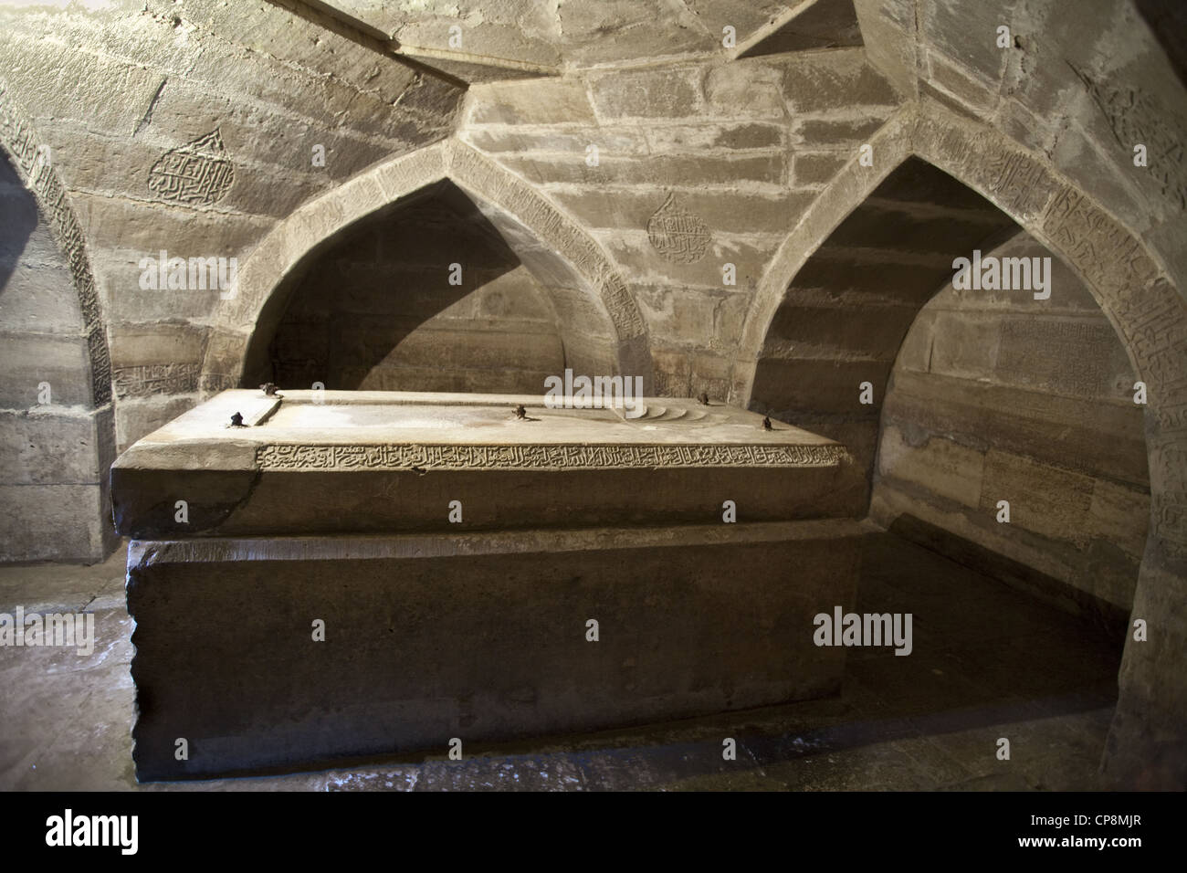 Tomba inutilizzata di Timur (il suo ultimo luogo di riposo era in Samarcanda) Foto Stock