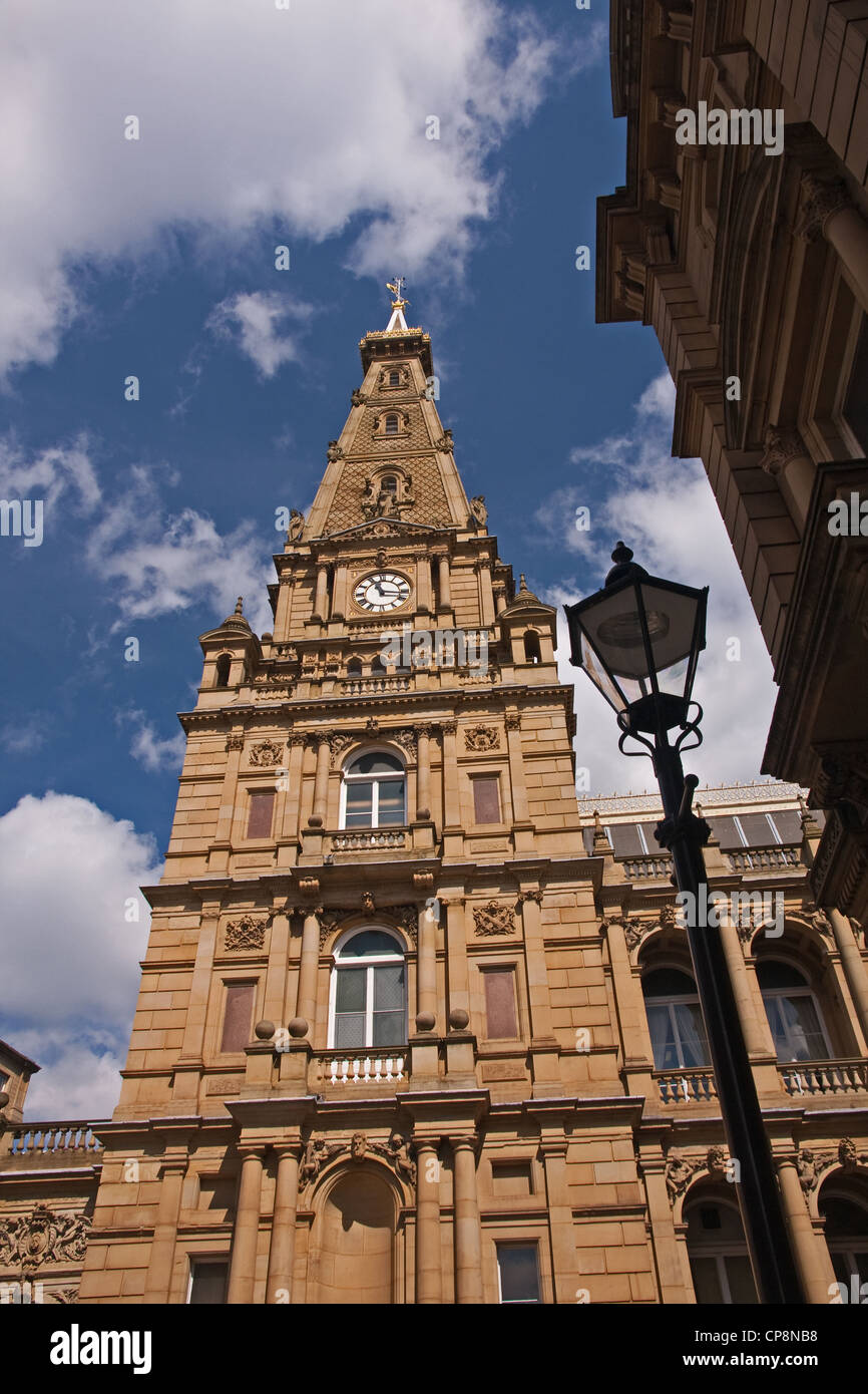 Palazzo Comunale, Halifax, West Yorkshire Foto Stock