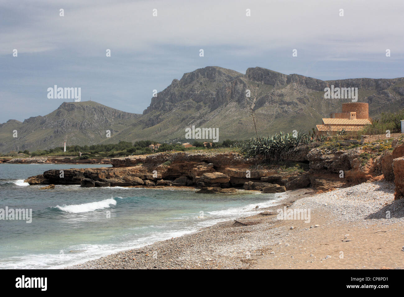 Colonia de Sant Pere, isola di Maiorca, SPAGNA Foto Stock