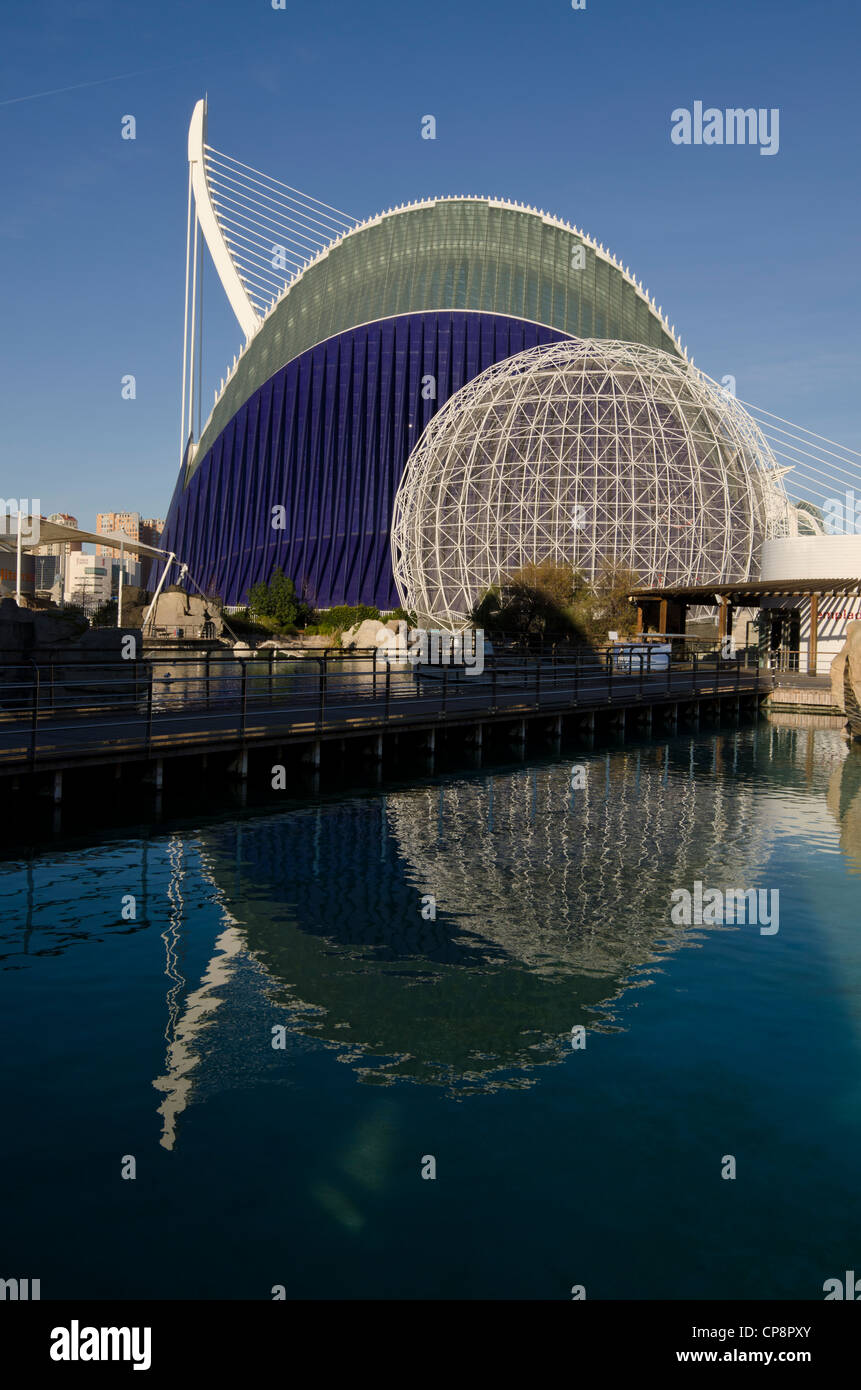 Gabbia per uccelli presso l oceanografia Foto Stock