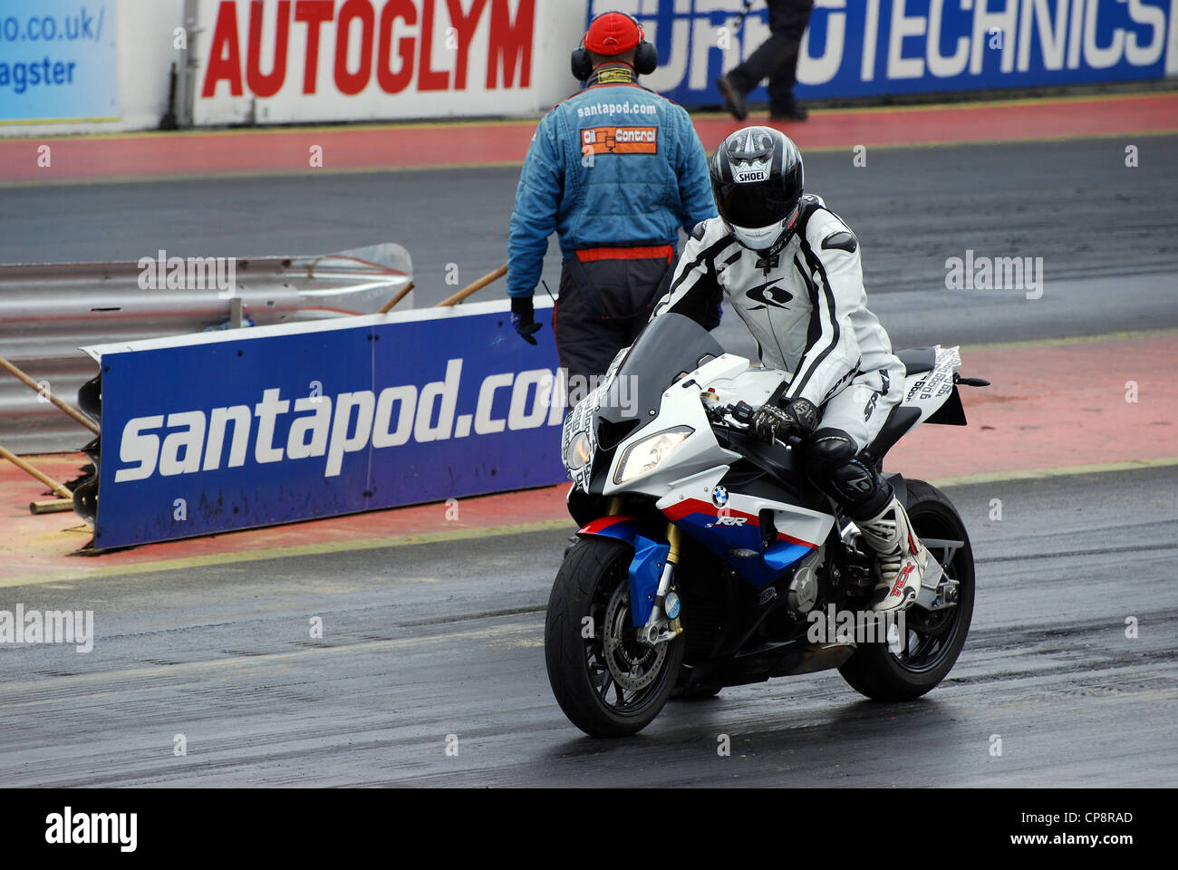 Santa pod raceway in northamptonshire England Regno Unito Foto Stock