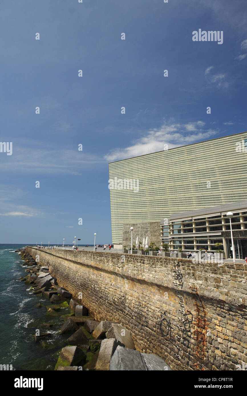 Il Kursaal Palace, Convention Center e Auditorium, San Sebastián, Spagna Foto Stock