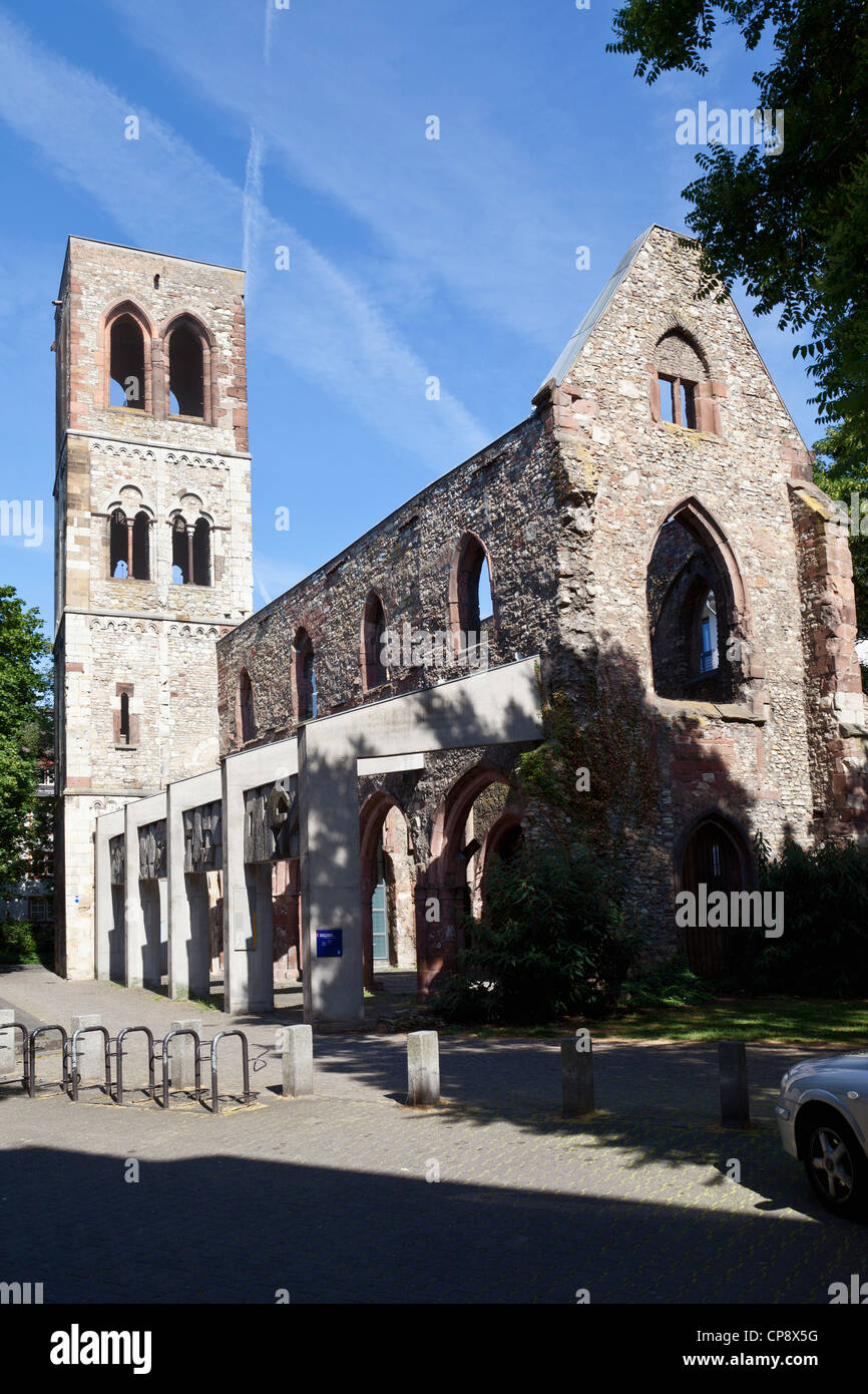 L'Europa, in Germania, in Renania Palatinato, Mainz, vista di St Christoph Chiesa Foto Stock