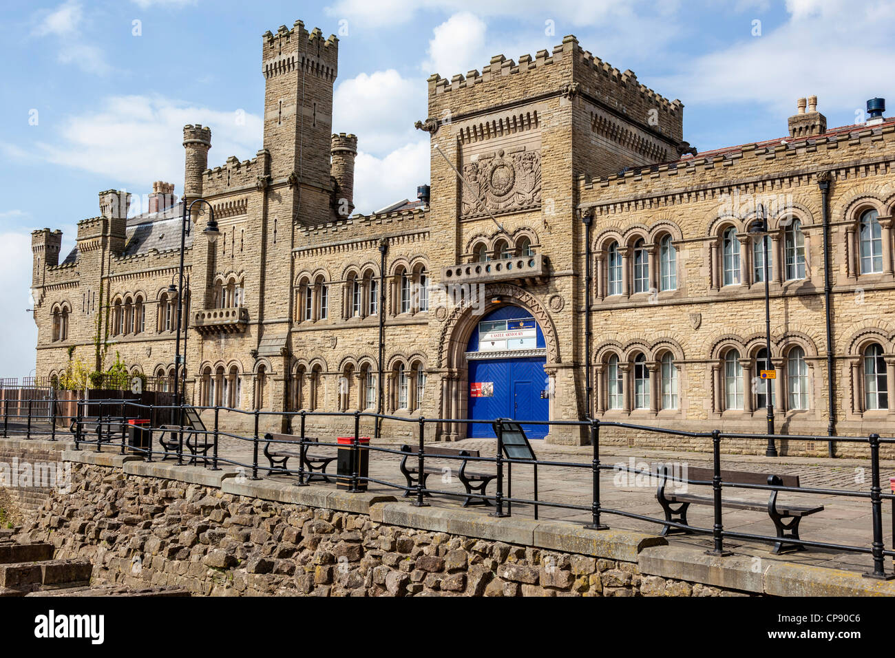 Il Castello caserme e armeria in Bury Lancashire. Foto Stock