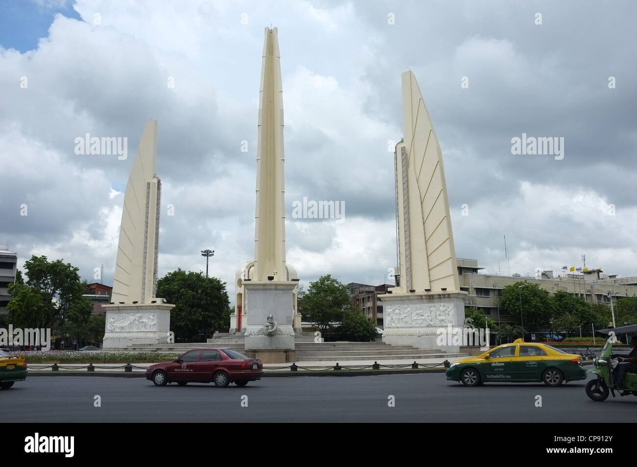 La democrazia un monumento a Bangkok Foto Stock