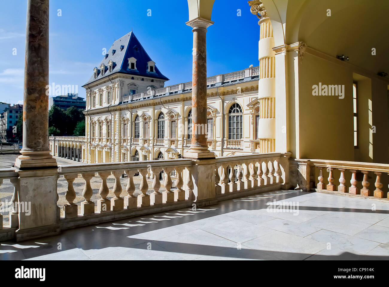 Europa Italia Piemonte Torino Valentino parco del Castello del Valentino Foto Stock