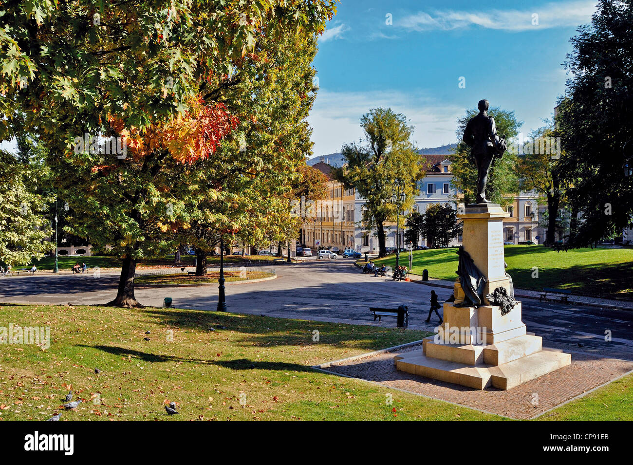 Europa Italia Piemonte Torino Piazza Cavour Foto Stock